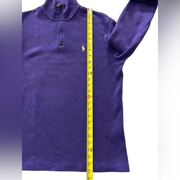 Ralph Lauren Purple Polo Pullover - Picture 3 of 5